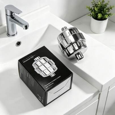 Universal Shower Head Filter, High Flow Water Purifier With Multi-Stage Filtration, Can Remove Various Impurities, Suitable For Most Standard Shower Equipment, Durable Filter, Suitable For Daily Bathroom And Kitchen Use