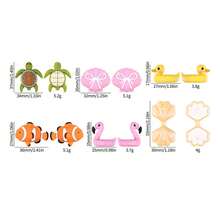 Assorted Silicone Beads, Random Styles Including Animals, 4th Of July, Sports, Vacation Themes, Suitable For DIY Bracelets, Necklaces, Pendants And Other Craft Projects - Multicolor - View 9