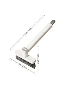 1 pièce Brosse de nettoyage rotative à 360°, convient pour la salle de bain, la cuisine et le nettoyage de la pièce - Blanc-1pc - Voir 10