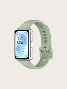 1pc Unisex Plain Quick Release Smartband Silicone Strap Compatible With Huawei Band 11 / 11 Pro - Band 11 / 11 Pro - View 19