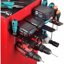 Power Organizers And Storage Garage Drill Drivers Shelves Magnetic Mount 4 Slots, Heavy Duty Magnetic Racks And Shelving Utility Storage Holder Garage Warehouse - Magnetic Power Tool Organizer 4 Slots X1 - View 9