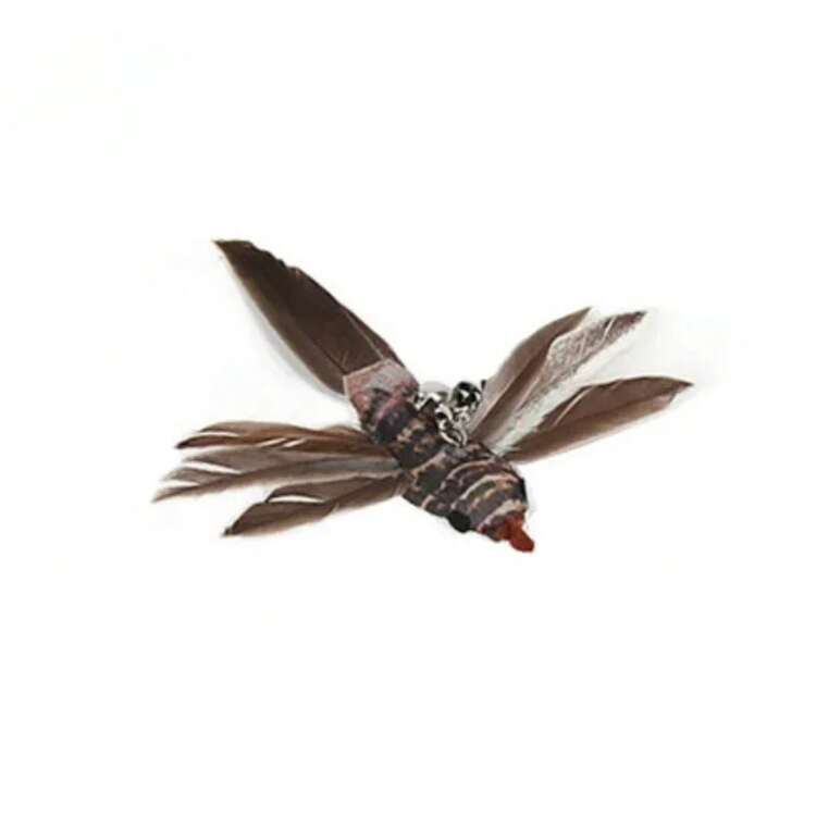 Juguete interactivo para gatos, simulación divertida de pluma de pájaro con campana, palo para gato, juguete para gatitos, varita de juguete, suministros para gatos - SF-5 - Añade 31