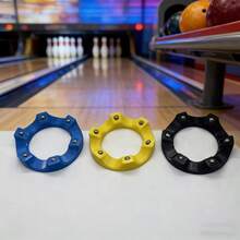 1 pièce Support de boule de bowling rotatif à 360° avec poignée multi-angle facile à utiliser, convient à toutes les boules de bowling, améliore la performance, le nettoyage et le polissage de la boule de bowling, support de boule de bowling jaune - Multicolore - Voir 5