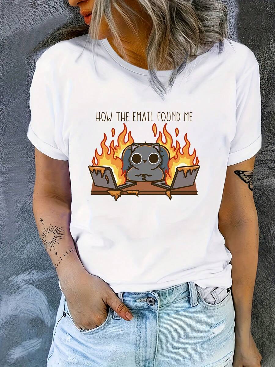 Camisetas sueltas y cómodas, ropa de salón linda, ropa deportiva, camisetas de trabajo y fiesta, camisetas, camisetas impresas, desarrollo dirigido, trajes de carrera y deportes