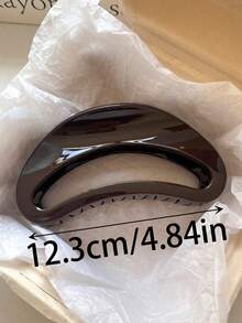 Bộ 2 kẹp tóc/1 kẹp tóc nhựa nhẹ, màu nâu, kích thước lớn, dài 12.3cm/4.84in dành cho nữ, thích hợp sử dụng hàng ngày, đi chơi, dự tiệc, đi làm, đi biển, đi nghỉ mát, buộc tóc đuôi ngựa, búi tóc, rửa mặt, trang điểm, làm phụ kiện trang phục, du lịch, sinh nhật. - Nhiều màu - Xem 2