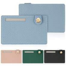 Personal Number Card Holder, Anti-Theft, Personal Information Protection, Personal Number Card, Card Holder, Microfiber Leather, RFID Anti-Theft, Anti-Magnetic, Card Clip, Thin, Cute, Fashion, Card Size, Standard, Protection - Multicolor - View 13