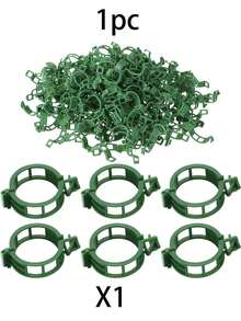 100pcs Plant Support Clips, Plastic Plant Clips, Adjustable Gardening Clips Suitable For Climbing Plants, Outdoor Grape Tomato Vines Support Clips, Reusable Clips To Keep Plants Upright, Fix Stems And Vines - A - View 15