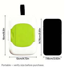 Portable Wet Wipes Dispenser Box, Wet Wipes Case, Stroller Wet Wipes Holder, Refillable Hanging Wet Wipes Box, Compact Baby Wet Wipes Container, Suitable For Indoor And Outdoor Use - Multicolor - View 3
