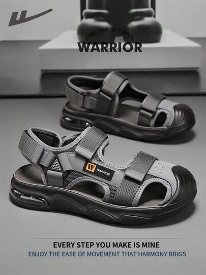  Warrior Men's River Tracing Shoes Are Lightweight, Comfortable, Breathable, Low-Key Style, Casual And Fashionable. They Are Suitable For All Year Round Wear, Durable, And Can Be Worn All Day Long. Hollow Out Thick Soled Chunky Sneakers