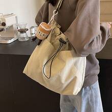 Backpacking & Camping Storage Bags - Off-white With Pendant (with Back Zipper) - View 2