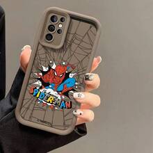 Miniso 1pcs Marvel Spider-Man The Amazing Spider-Man Retro Comic Burst & Web Pattern Phone Case Suitable For Samsung Galaxy S26 Ultra/S26 Plus/S26/S25 Ultra/S25 Plus/S25/Galaxy S24 Ultra/S24 Plus/S24/S24 FE/S23 Ultra/S23 FE/S22Ultra/S22 Plus/S22/S21 Ultra/S21 Plus/S21/S21 FE/A13/A14/A15/A16/A17/A33/A34/A35/A36/A52/A53/A54/Galaxy Note20Ultra/Galaxy Note20 Galaxy S25 Case Galaxy S25 Case Galaxy S25 Ultra Case Plus Stocking Stuffers The Girlfriend - Hồng - Xem 5
