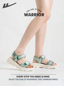 Warrior 夏季女士运动凉鞋，舒适柔软鞋底，时尚百搭，低调风格，休闲百搭，适合户外旅行、通勤、多种场合的沙滩漫步。 - 綠色 - 查看 6