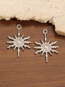 3Pcs 18K Gold Plated Stainless Steel Casting Smiling Sun Sunlight Charm Pendants Charms For Jewelry Making Findings DIY Handmade Earrings Necklace Bracelet Accessories - Sun - View 10