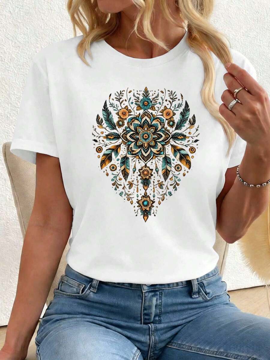 Women T-Shirts - White - View 1