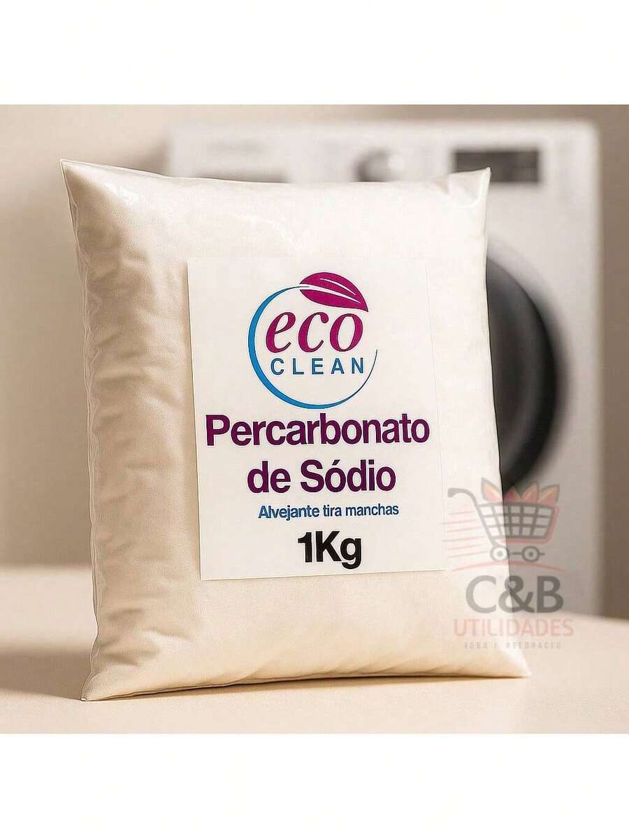 99% Pure Percarbonate Bleach - Stain Remover For White And Colored Clothes - 1kg - 0 - 查看 1