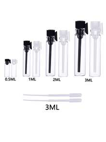 0.5/1/2/3ml 玻璃香水噴霧瓶附工具，可重複使用香水噴霧瓶 - 可填充且可重複使用，適合旅行，旅行必需品，大容量便攜，適合海灘、夏季假期、返校、派對等。空香水瓶，適合旅行、出差、購物、露營、度假等。 - 彩色 - 查看 7