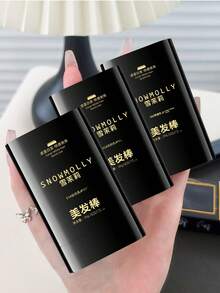 一支持久定型发棒，防水防汗，遮盖白发，方便携带，自带梳齿，持久固色，多种颜色可选，打造自然发型 - 黑色 - 查看 6