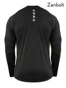 Zenbolt Men's Raglan Crew Neck Long Sleeve T-Shirt, Classic Casual Fit, Comfortable & Versatile, Suitable For Daily Wear, Outdoor Activities, Casual And Relaxation Occasions - Military Green - View 5