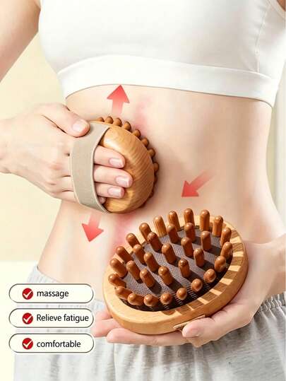 1/2 chiếc bàn chải/bảng massage bằng gỗ, dụng cụ massage và trị liệu toàn thân chuyên nghiệp, thiết bị giảm mỡ cầm tay tiện dụng, có thể làm giảm mệt mỏi, đau nhức cơ bắp, da chảy xệ, giảm tích tụ mỡ, thúc đẩy tuần hoàn bạch huyết và máu, loại bỏ phù nề.