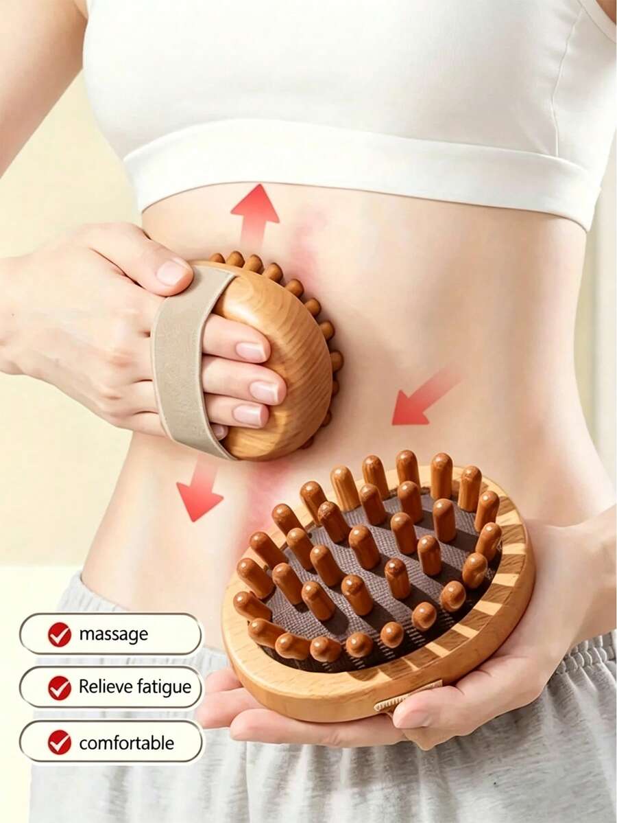 1/2 chiếc bàn chải/bảng massage bằng gỗ, dụng cụ massage và trị liệu toàn thân chuyên nghiệp, thiết bị giảm mỡ cầm tay tiện dụng, có thể làm giảm mệt mỏi, đau nhức cơ bắp, da chảy xệ, giảm tích tụ mỡ, thúc đẩy tuần hoàn bạch huyết và máu, loại bỏ phù nề.
