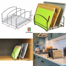 DecoBros Kitchen Houseware Organizer Pantry Rack Bronze - Bronce - Ver 1