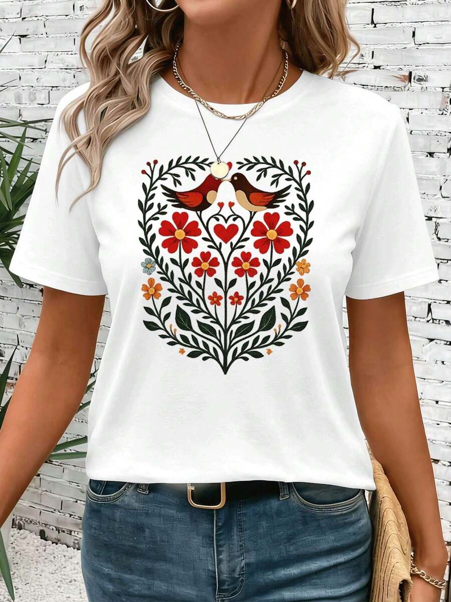 Women T-Shirts - White - View 1