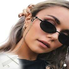 Women Glasses Accessories - Rhodium Silver - View 1