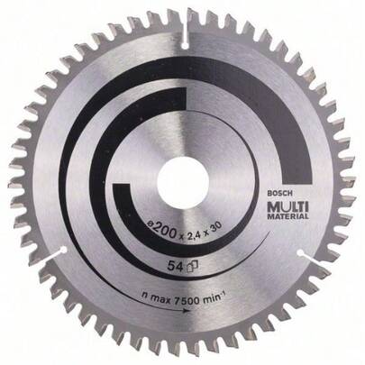  Bosch 2 608 640 510 - Multi Material Circular Saw Blade - 200 X 30 X 2.4 Mm, 54 (Pack Of 1)
