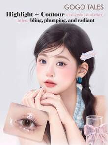 GOGO TALES 二合一高光眼影双头眼线笔，自然高光、眼影、眼线三合一，适合日常淡妆及学生使用，GOGOTALES - #G03 Cream Bun - 查看 3