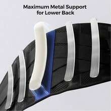 Back Brace For Lower Back , Breathable Back Support Brace With 3D Lumbar Support Pad For Men Women Home & Lifting At Work - Black - View 3