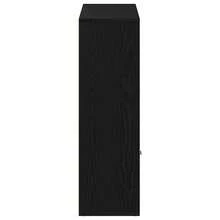 Libreria Rovere Nero 98x29x97,5 cm Legno Multistrato - Nero - Visualizzare 6