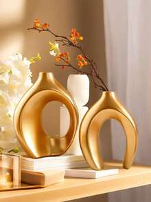 Wabi Sabi Style Retro Vase Creative High-End Niche Living Room Wine Cabinet Home Antique Fashion Accessories Decoration Creative Exotic Combination Cross Vase Home Decoration - Vase - View 2