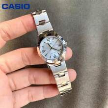 Casio Bộ đồng hồ 241D gồm hai chiếc, nhiều màu sắc, chất liệu thép không gỉ, thích hợp đeo hàng ngày hoặc đi làm. - Một cỡ - Xem 11