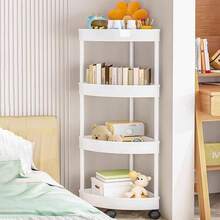 1pc 4-Tier Floor Standing Corner Storage Rack, Multi-Purpose Tripod Shelving Unit, Sturdy Moisture-Resistant Plastic Organizer Shelf, Space-Saving Easy-Assemble Corner Storage Holder, For Spices, Canned Goods, Kitchen Supplies, Books, Decor Items, Potted Plants, Laundry Supplies, Toiletries, Suitable For Kitchen, Living Room, Bathroom, Laundry Room, Balcony, Bedroom, Study, Office, Dorm Room, Apartment, Perfect Housewarming Gift For Renters, First-Time Home Buyers, Home Decor & Organizing Enthusiasts - trắng - Xem 4