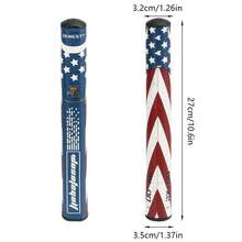 Grip de putter de golf con bandera americana, accesorios de golf de piel de PU antideslizante, disponible en varios colores - F - Ver 3