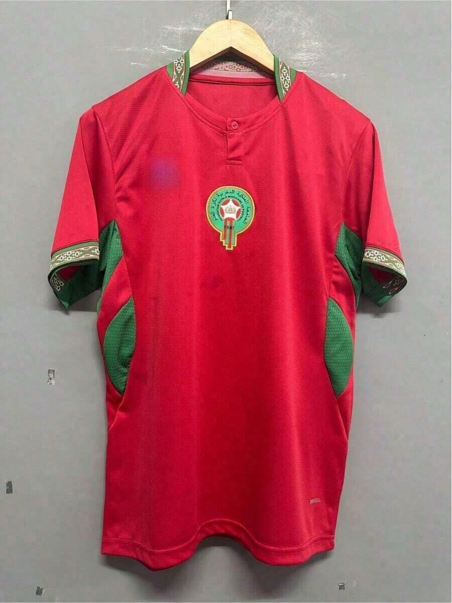 Morocco National Team Red Soccer Jersey - Atlas Lions Football Shirt For Fans XGEZ EWPZ - 預設 - 查看 1