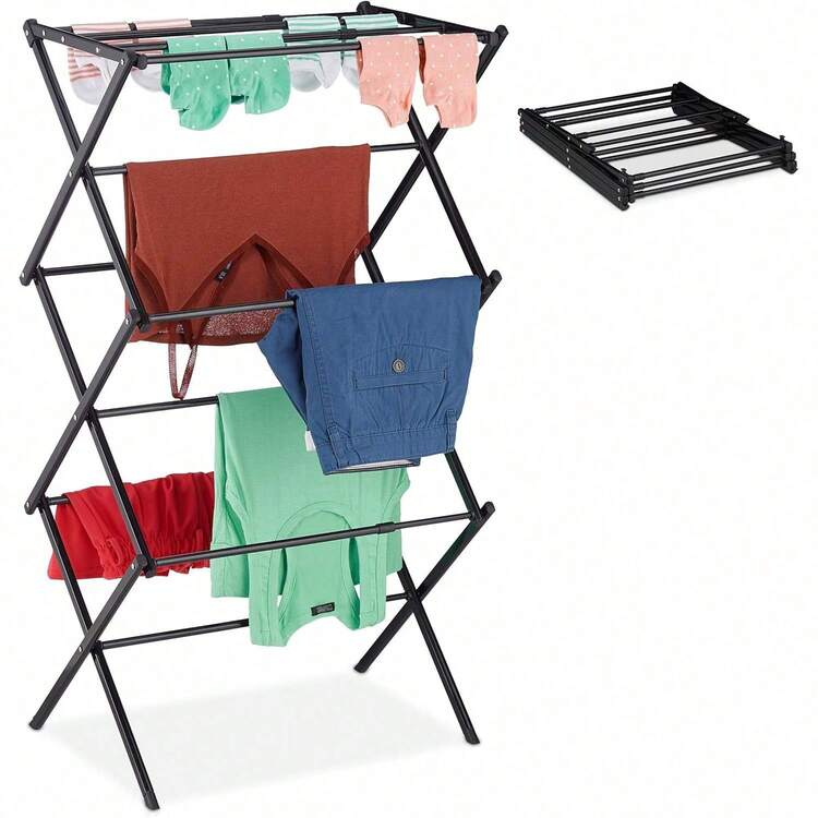 Telescopic Clothes Drying Racks - tek beden - Görünüm 7