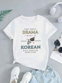 Dam-T-shirts - Vitt - Visa 2
