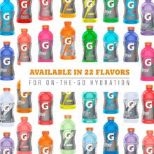 Gatorade Thirst , Fruit Punch, Glacier Cherry, Cool Blue Variety Pack, 12 Fl Oz (Pack Of 18) - Berry+Grape+Strawberry - View 4