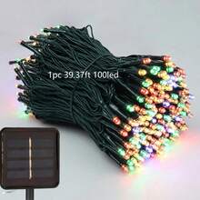 1件裝 太陽能 LED 串燈 22.97ft/39.37ft/78.74ft 8種模式 暖白色/白色/多色 適用於花園/庭院/樹木/節日/派對/室內裝飾 - 燈串 - 查看 21