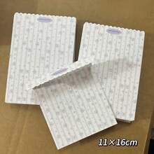 Scrunchie Hair Accessory Transparent Packaging Box Built-In Back Card Support Logo Print - 05; Folding Back Card 11*16cm - View 5