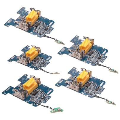 5 piezas Placa de protección de carga de batería de ión de litio BL1830 de 18V para herramienta eléctrica BL1815 BL1860 LXT400 BL1850