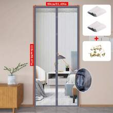 Màn ngăn chống muỗi dày dặn, lưới chắn mật độ cao, gắn nam châm tức thì, phù hợp với mọi không gian nhà mà không cần khoan. - Mặt tiền cửa hàng kẻ sọc - Xem 15