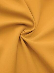 Nueva llegada Camisa de moda para mujer con bolsillos y botones, amarillo para todas las estaciones - Amarillo - View 3