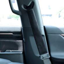 1 buah Sarung Bantalan Bahu Sabuk Pengaman Mobil Universal, Bantalan Bahu Mewah, Desain Bordir, Nyaman & Tahan Lama, Cocok untuk Dekorasi Interior Kendaraan, Panjang Terentang 14,37 inci - bantalan bahu yang empuk - View 10
