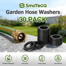 10/20/50pcs Rubber Sealing Rings With Self-Locking Clips - Durable Rubber Gaskets For 3/4 Inch Hose Connectors, Anti-Slip And Leak-Proof Design, Black - A - View 9