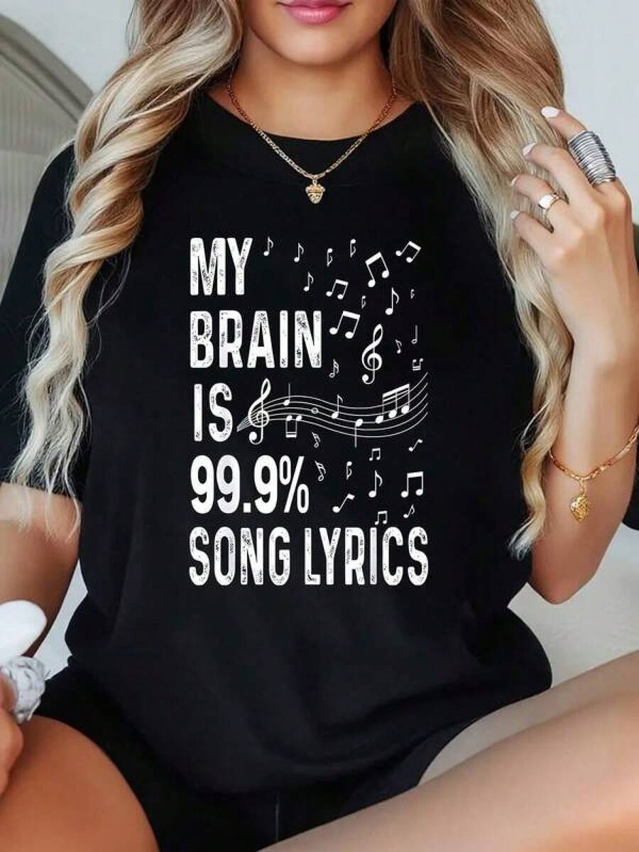 Women T-Shirts - Black - View 1