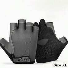 1 Paar Unisex Anti-Schwielen Fitness Handschuhe, geeignet für Sportausrüstung Training, Radfahren, Klimmzüge, Gewichtheben, Kettlebell, rutschfest - Verschiedenfarbig - Übersicht 10