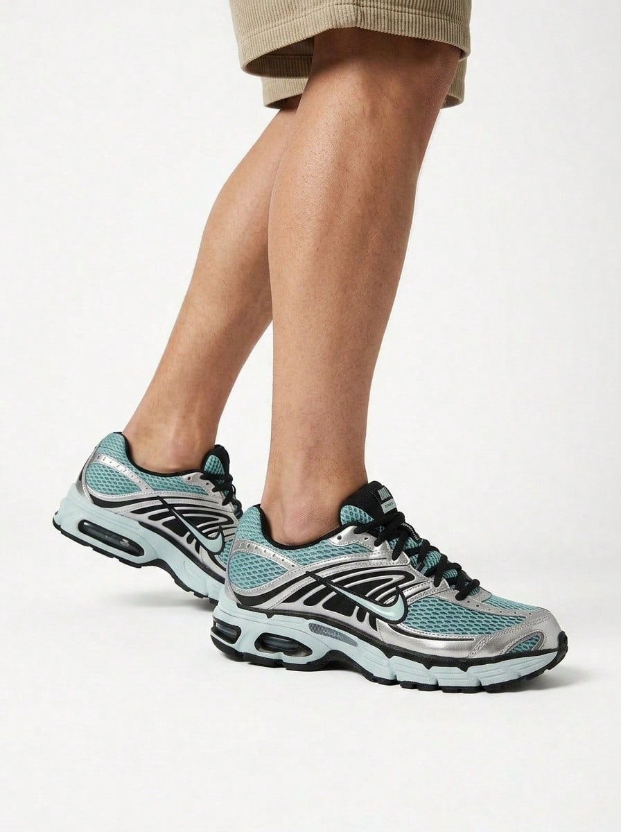 Nike Air Max  2K Women's Shoes Cannon / Black / Metallic Silver / Green Haze HQ2056-006 - màu xanh lá - Xem 1
