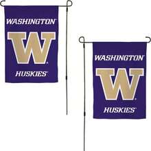 Desert Cactus University Of Washington UW Garden Flag – 19 X 12 Inch Washington Huskies Banner, For Outdoor Display And Events (Design C) - A - Xem 2